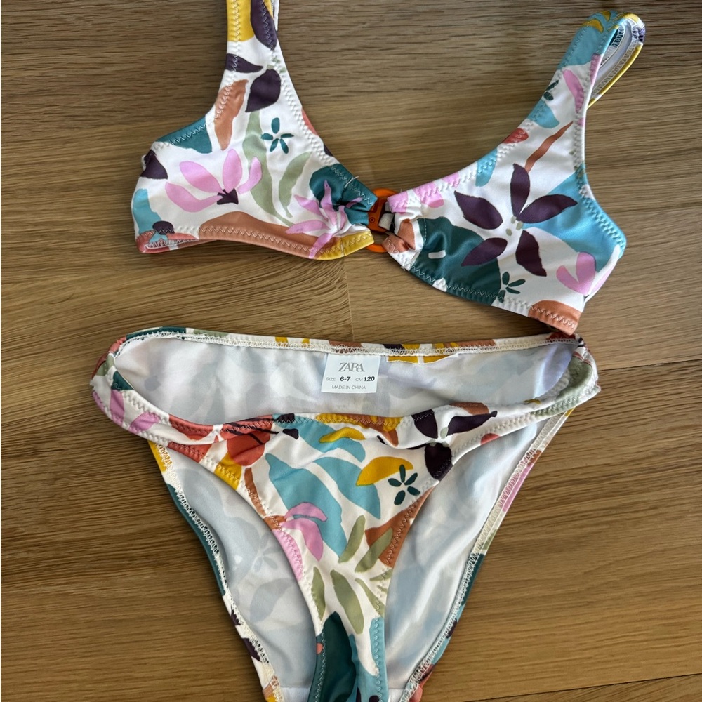 Girls Zara Floral Bikini Set